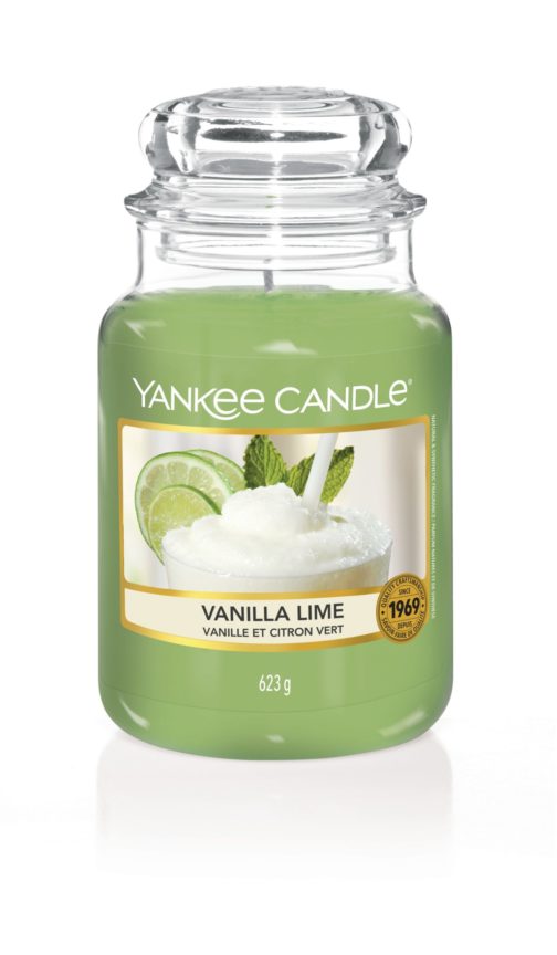 Świeca Zapachowa Duża Yankee Candle VANILLA LIME 623g