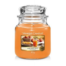 Yankee Candle Farm Fresh Peach Świeca 411g