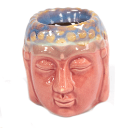 Kominek Zapachowy Głowa Buddy – Różowy, Niebieskozielony